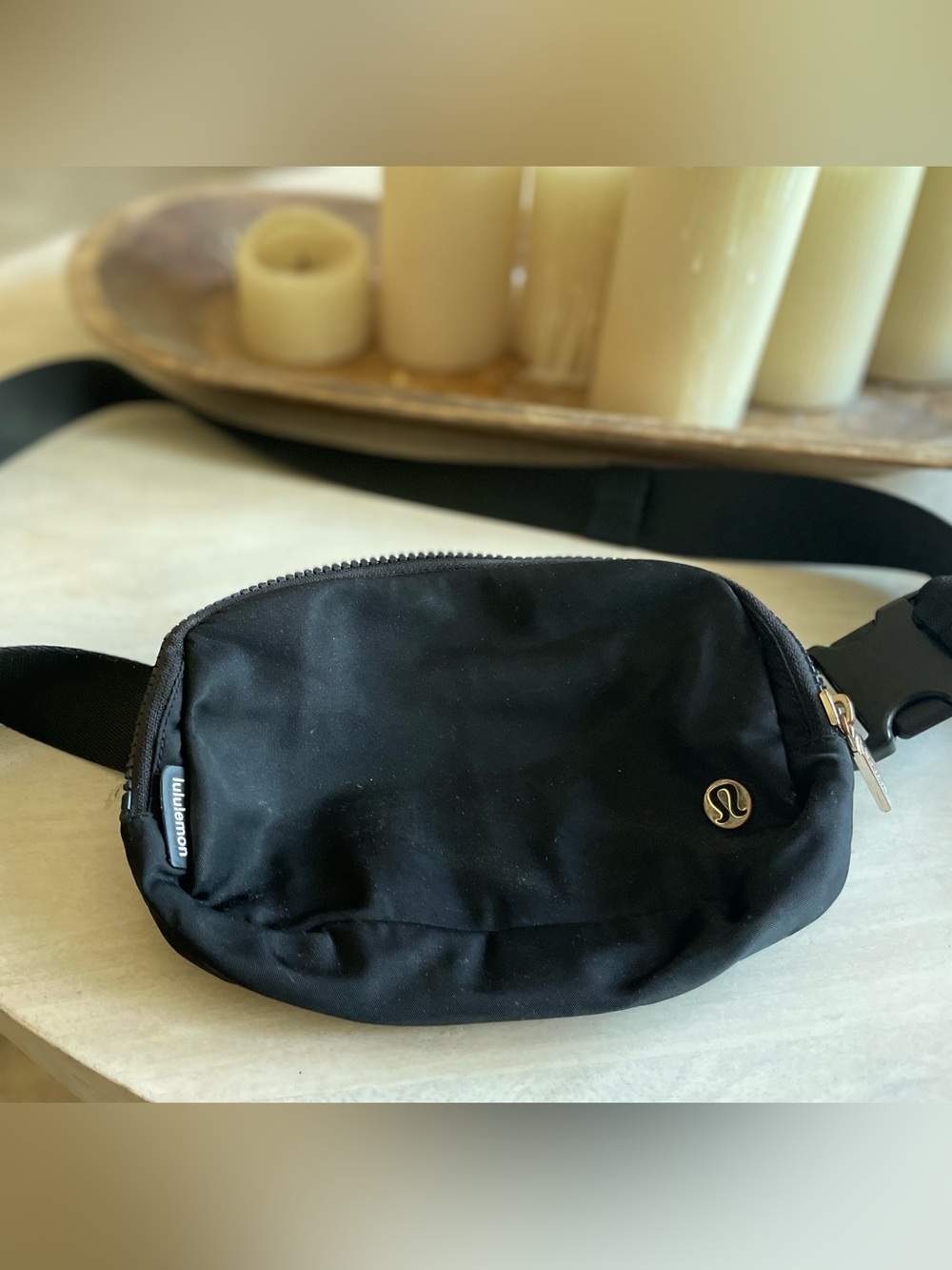 lululemon athletica Black Waist Pack Belt Bag